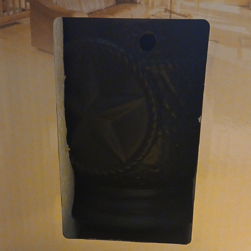 Black Star Embossed Decorative Piece